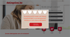 Desktop Screenshot of datingsites.be