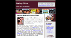 Desktop Screenshot of datingsites.net.au