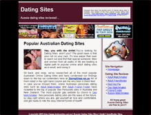 Tablet Screenshot of datingsites.net.au